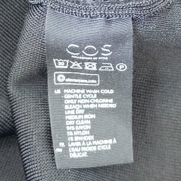 NWOT COS One Shoulder Heavyweight Knit Top Asymmetric Sweater Top, Size S - Picture 5 of 6